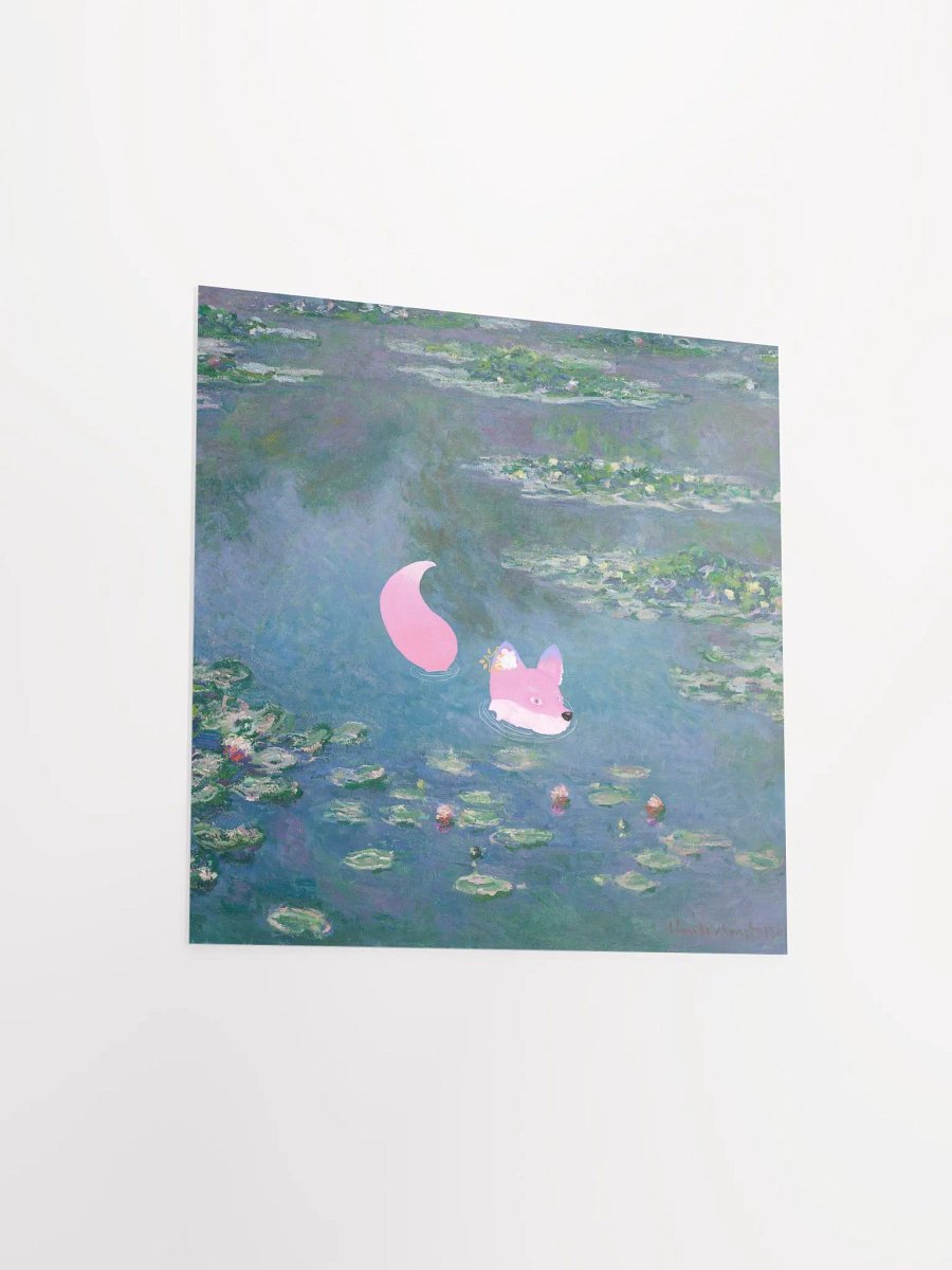 Monet's f0x matte print product image (5)