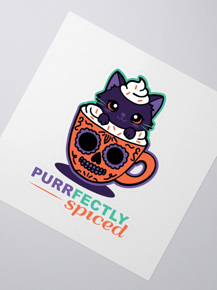 Purrfectly Spiced Sticker product image (2)