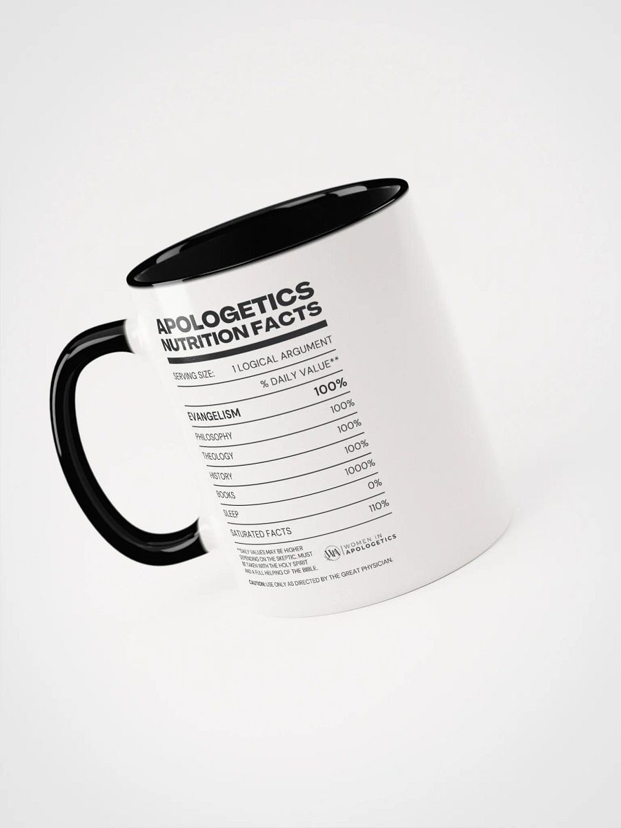 Apologetics Nutrition Facts Mug product image (3)