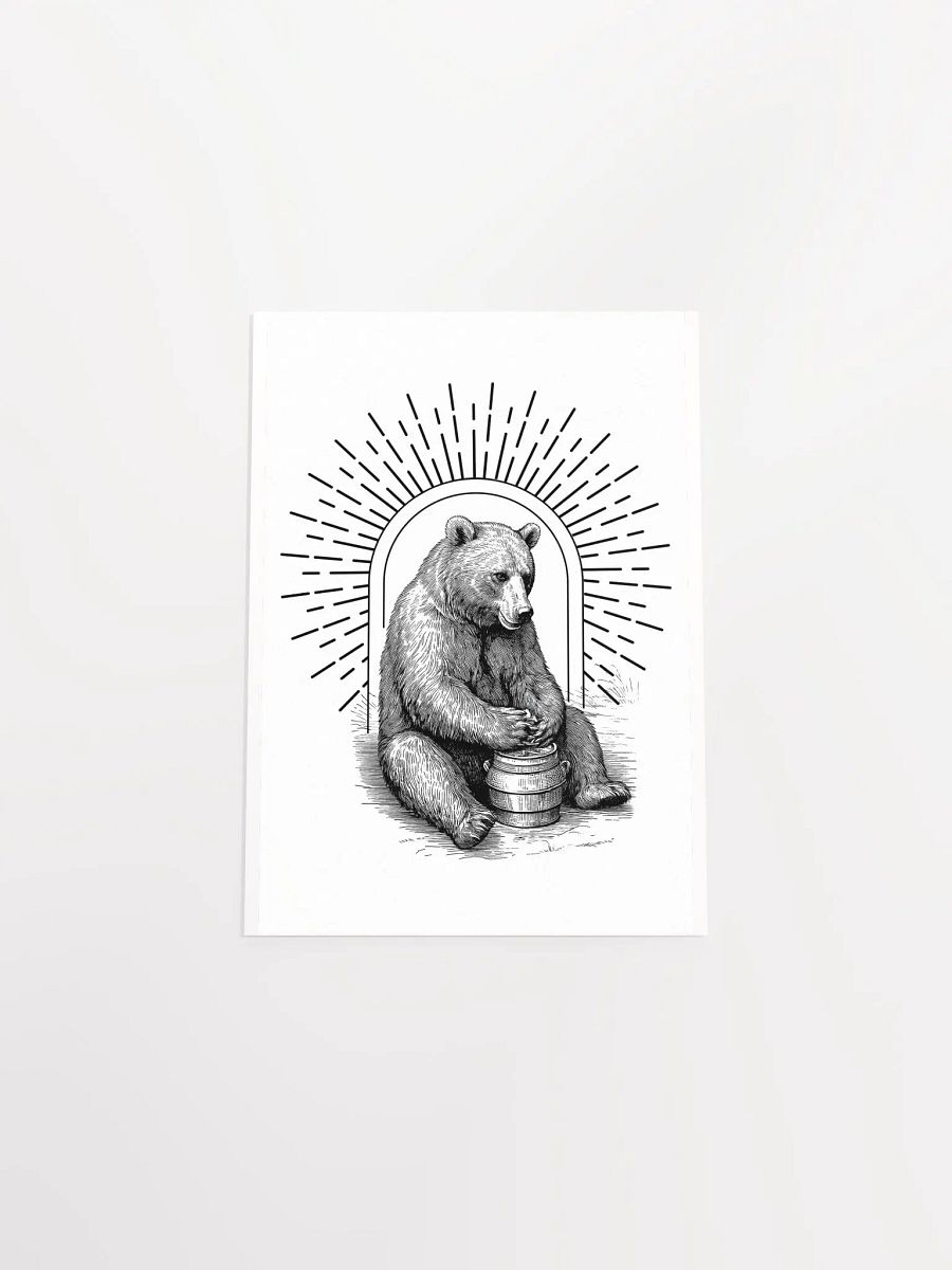 Honey Bear Art Print product image (4)