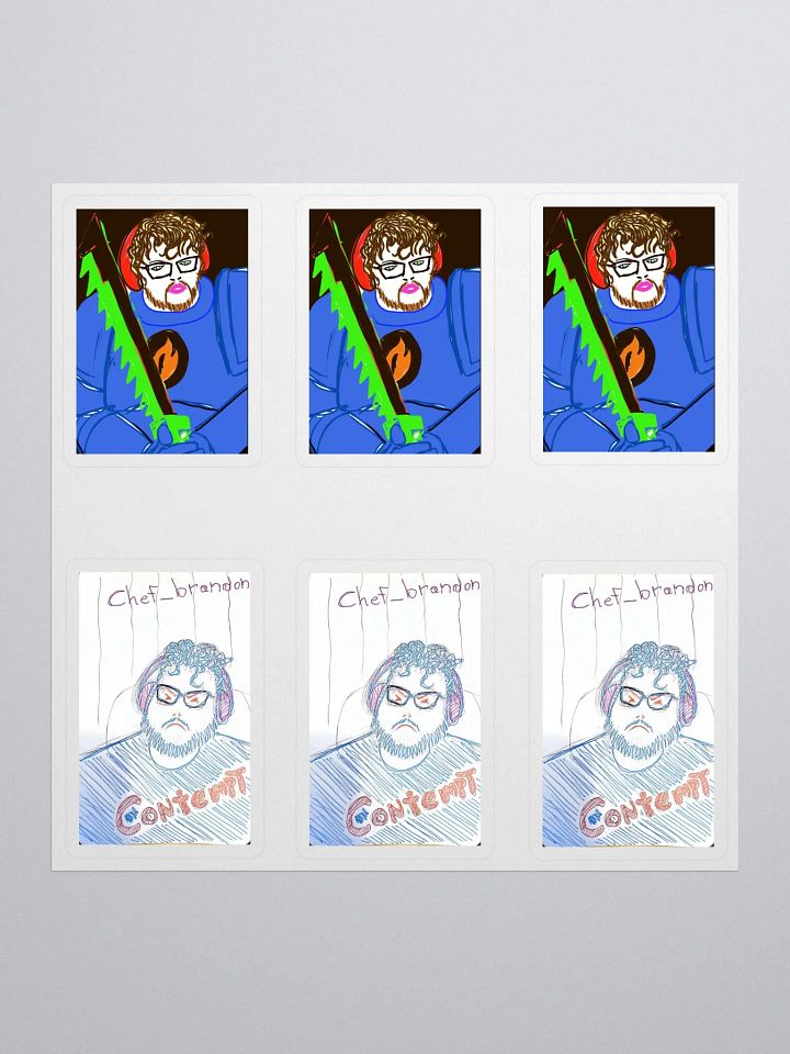 Chef Brandon Stickers product image (1)