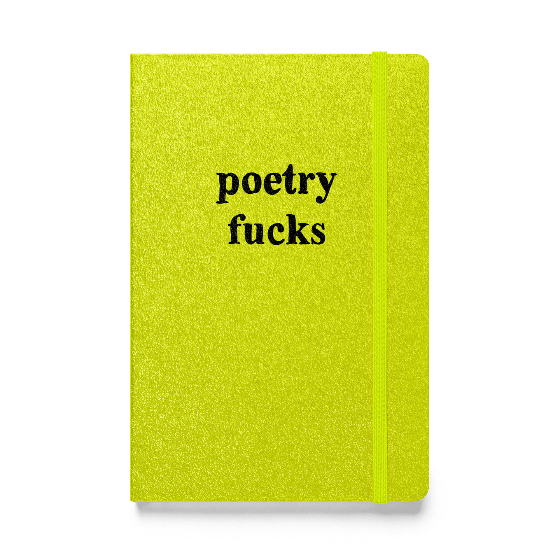 poetry fucks hardcover notebook lined paper product image (2)