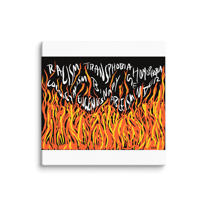 Burn The Big Ones Down canvas print product image (10)