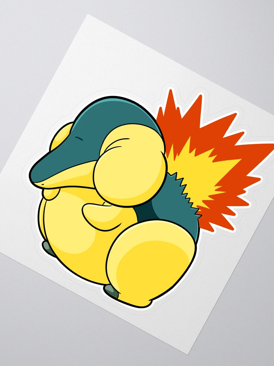 Chubby Cyndaquil Large Sticker product image (2)