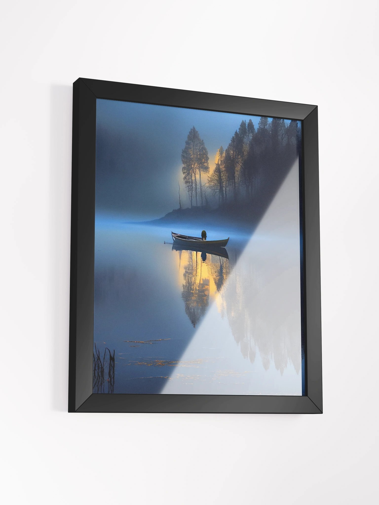 Misty Morning Glow Framed Matte Wall Art Canvas product image (5)