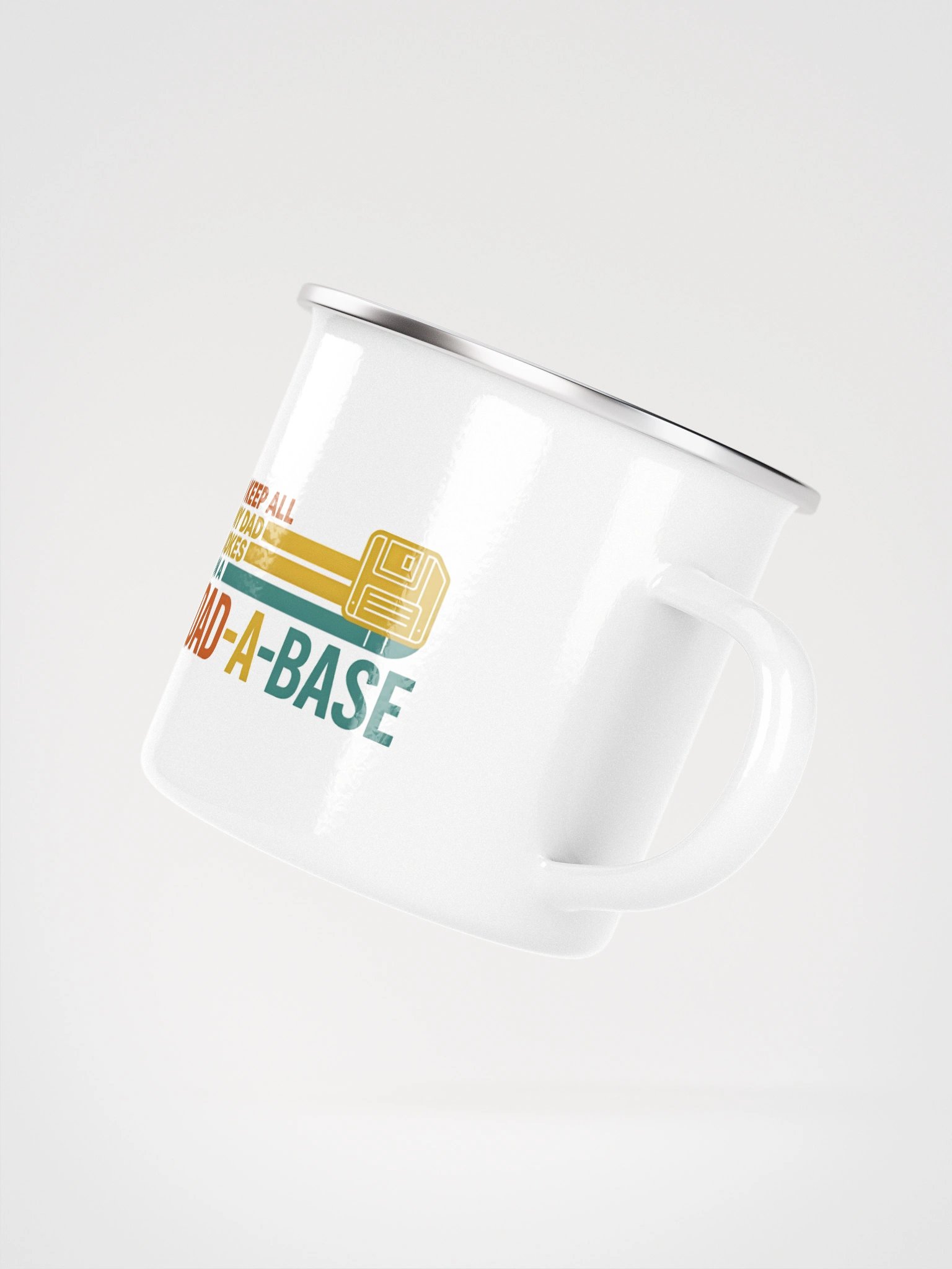 Dad-A-Base Mug | Funny Programmer Dad Coffee Cup | Retro Tech-Inspired Father’s Day Gift product image (3)