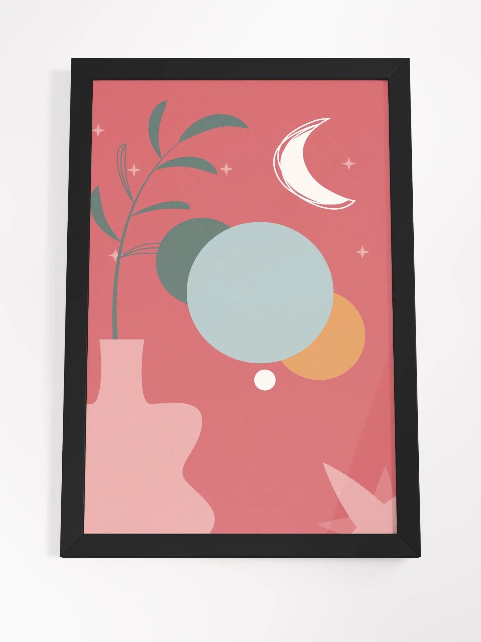 Celestial Botanical Dreams Framed Poster product image (33)