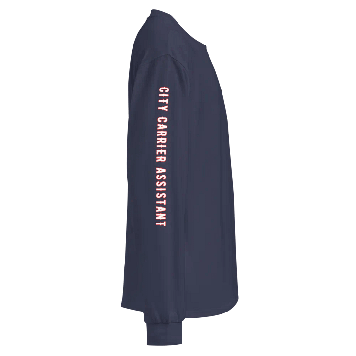 Express Male CCA "Stamped" Long Sleeve Tee - NAVY product image (2)