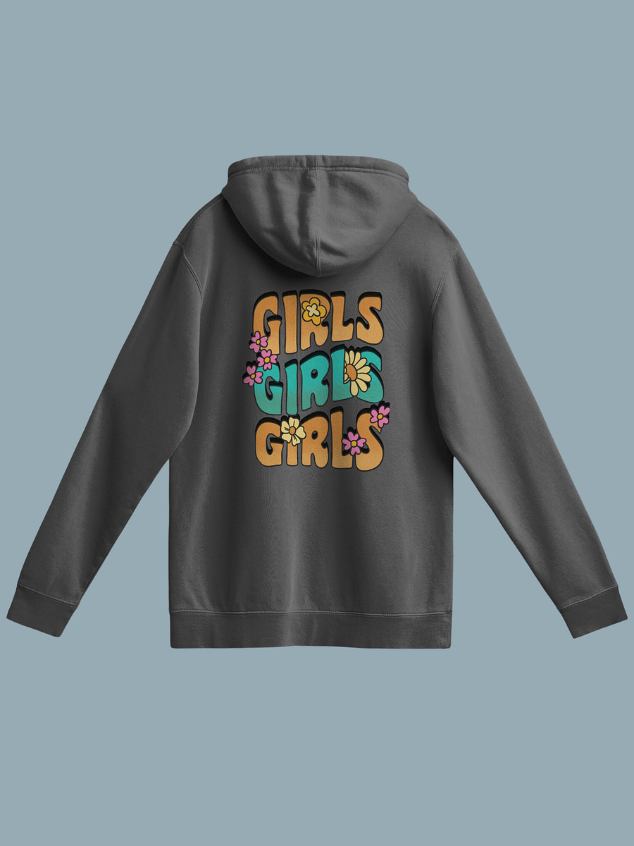 Girls retro Pigment Dyed Hoodie product image (3)