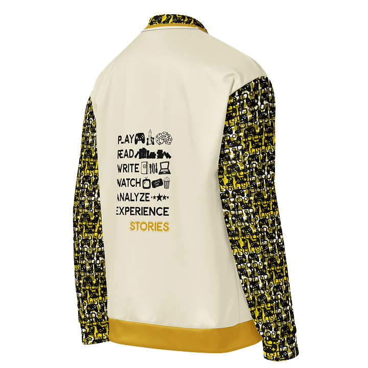 Experience Stories Unisex Bomber Jacket (Gold, Yellow, and Black) product image (1)