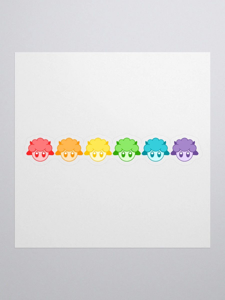 Rainbow Lamb Sticker product image (1)