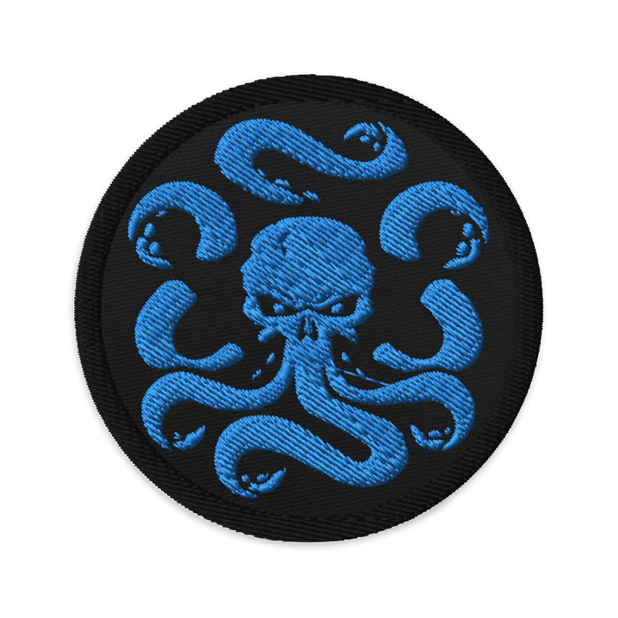 Basic Blue Embroidered Patch product image (1)