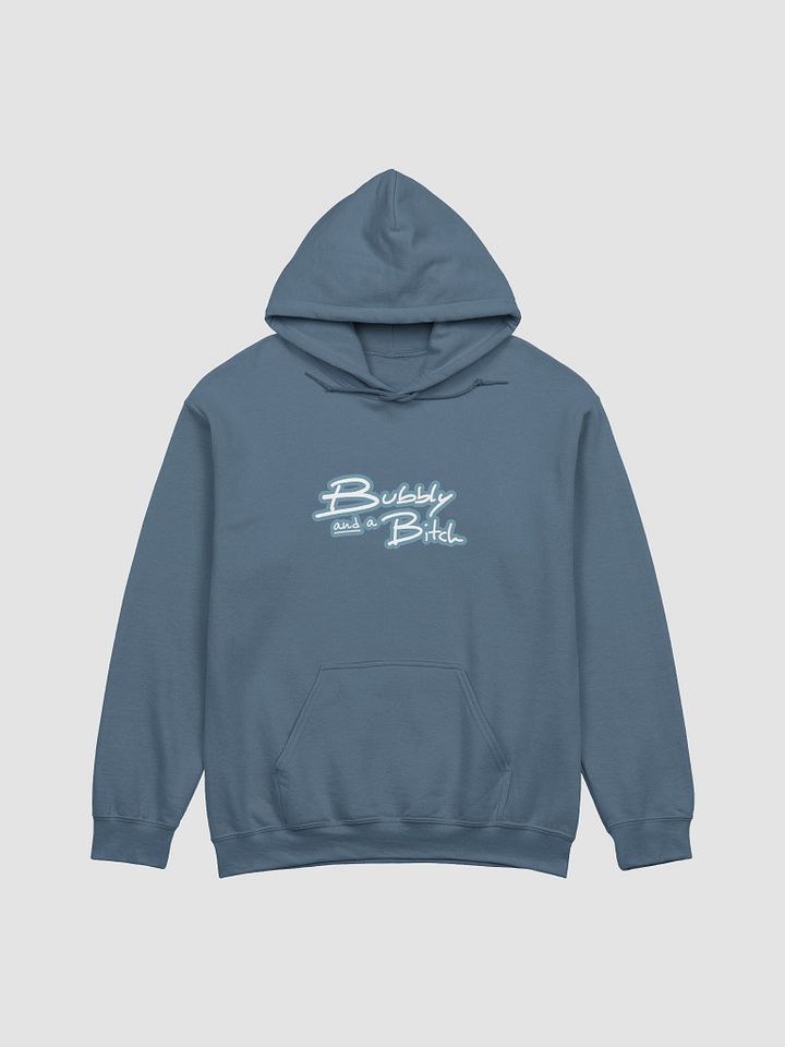 Bubbly and a B*tch (lined design, #709AAF) classic hoodie product image (44)