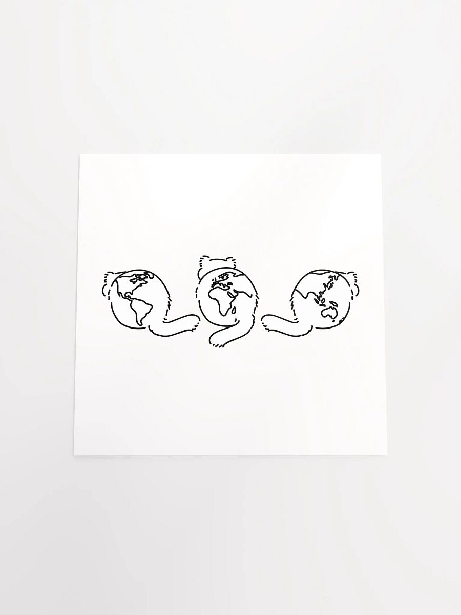 Planet Manul Trio - Matte Poster product image (4)