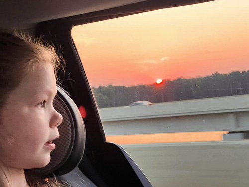 Hey everyone, it’s Aaron 👋

Snapped this shot from the passenger seat tonight — just a quiet moment on the road, my daughter ...