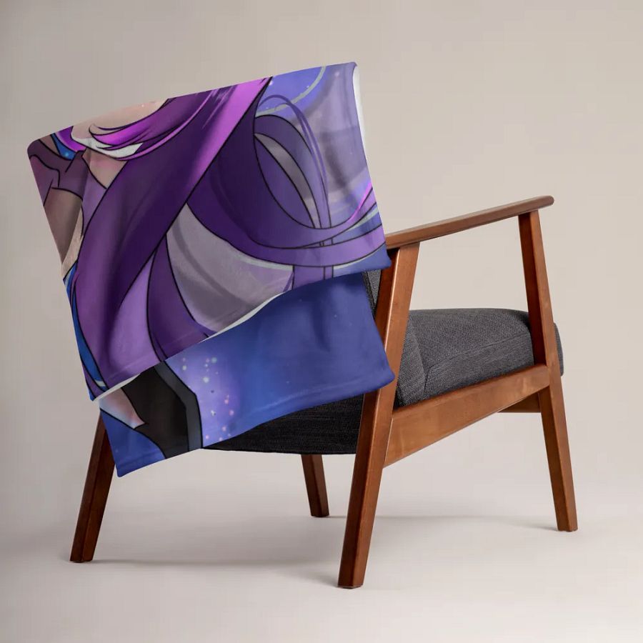 Clutzymina in Space Throw Blanket product image (3)