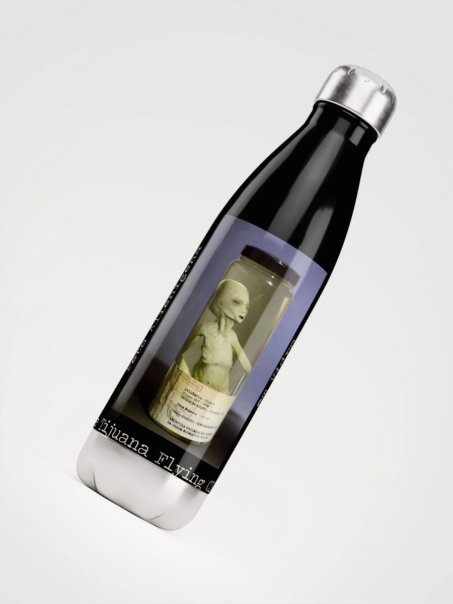Ancient Astronaut Figure Suspended in Liquid Jar product image (4)