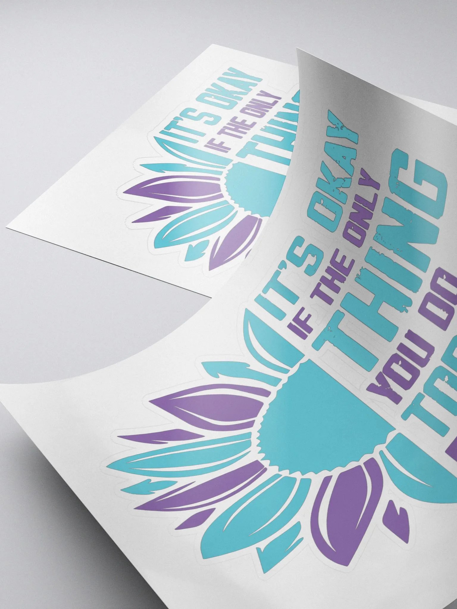 "Breathe" Kiss-Cut Sticker product image (3)