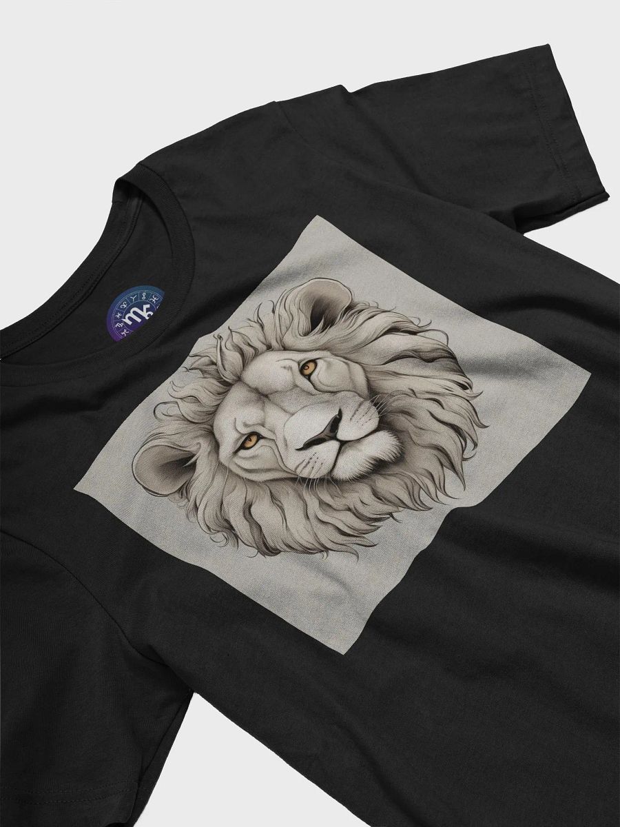 Zodiac Brand Leo Zodiac Unisex T-Shirt - Bold Lion Portrait, Supersoft Fabric product image (5)