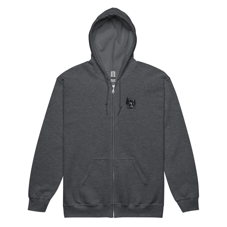 SCARY BIGFOOT FACE ZIP HOODIE product image (3)