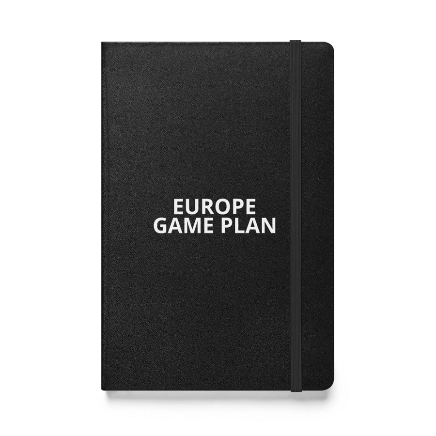 Europe Game Plan – Premium Travel Notebook product image (1)