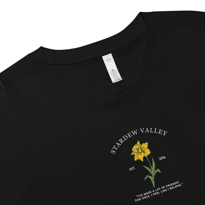 STARDEW VALLEY FLOWER | CROP TOP | EMBROIDERED | DARK VER product image (1)