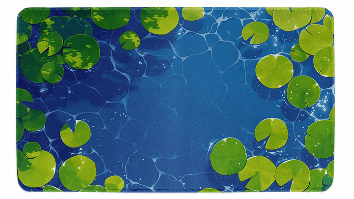 Lily Pads Pond Desk Mat product image (1)