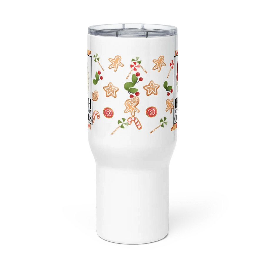 Santa's Cookie Demand Travel Mug product image (2)