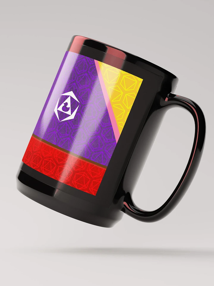 Magnificent PRIDE Pattern - Black Glossy Mug product image (2)