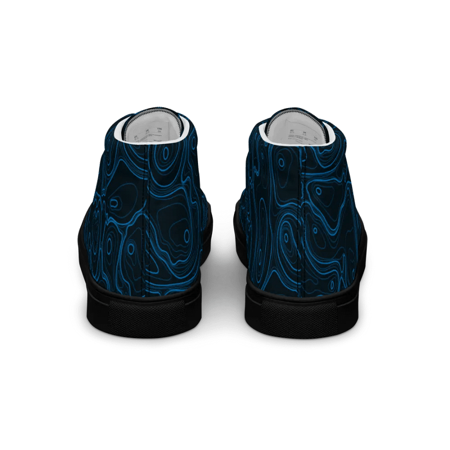 Retro-Style Swirl women’s High Tops product image (4)