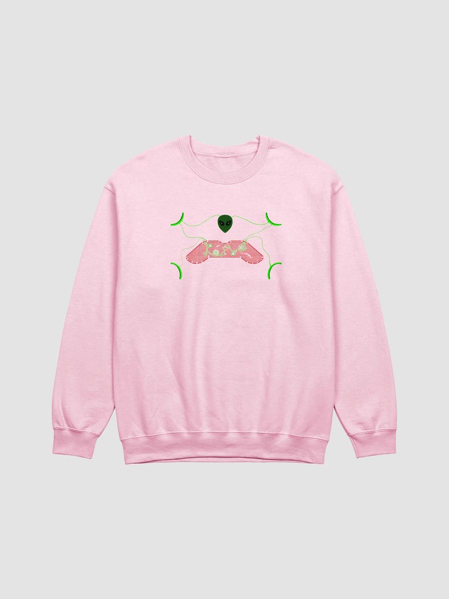 Galactic Gamer Alien Crewneck Sweatshirt product image (1)