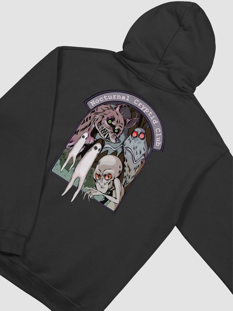 Nocturnal Cryptids Club Hoodie // Design on Back product image (2)