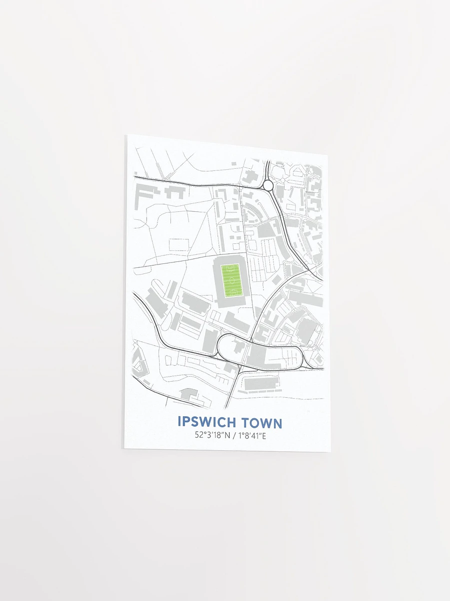 Ipswich Stadium Map Design Poster product image (3)