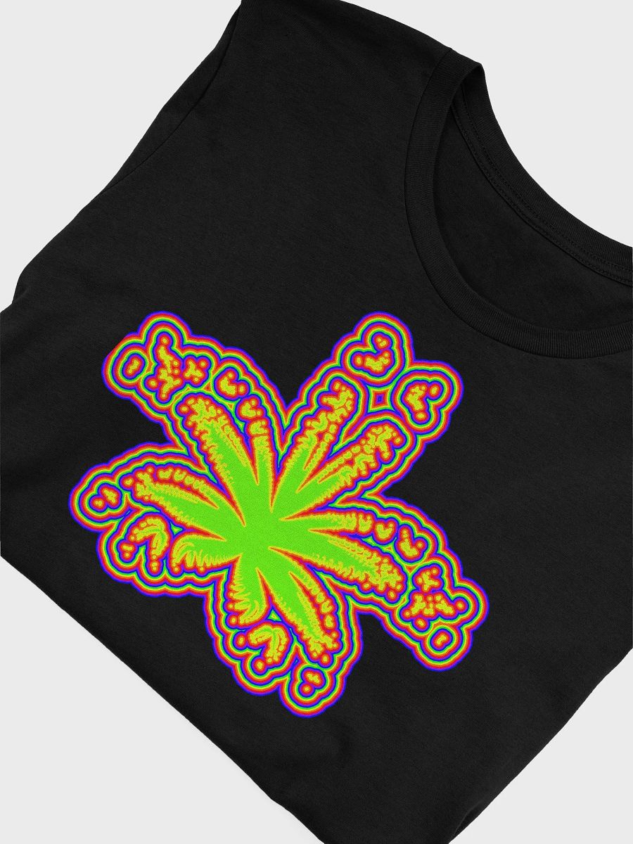 Rainbow Cannabis Queer Pride T-Shirt, Weed Leaf Stoner Tee product image (1)