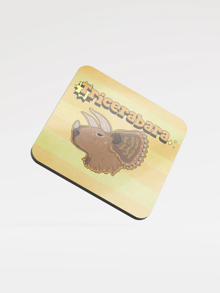 Tricerabara cork coaster product image (1)