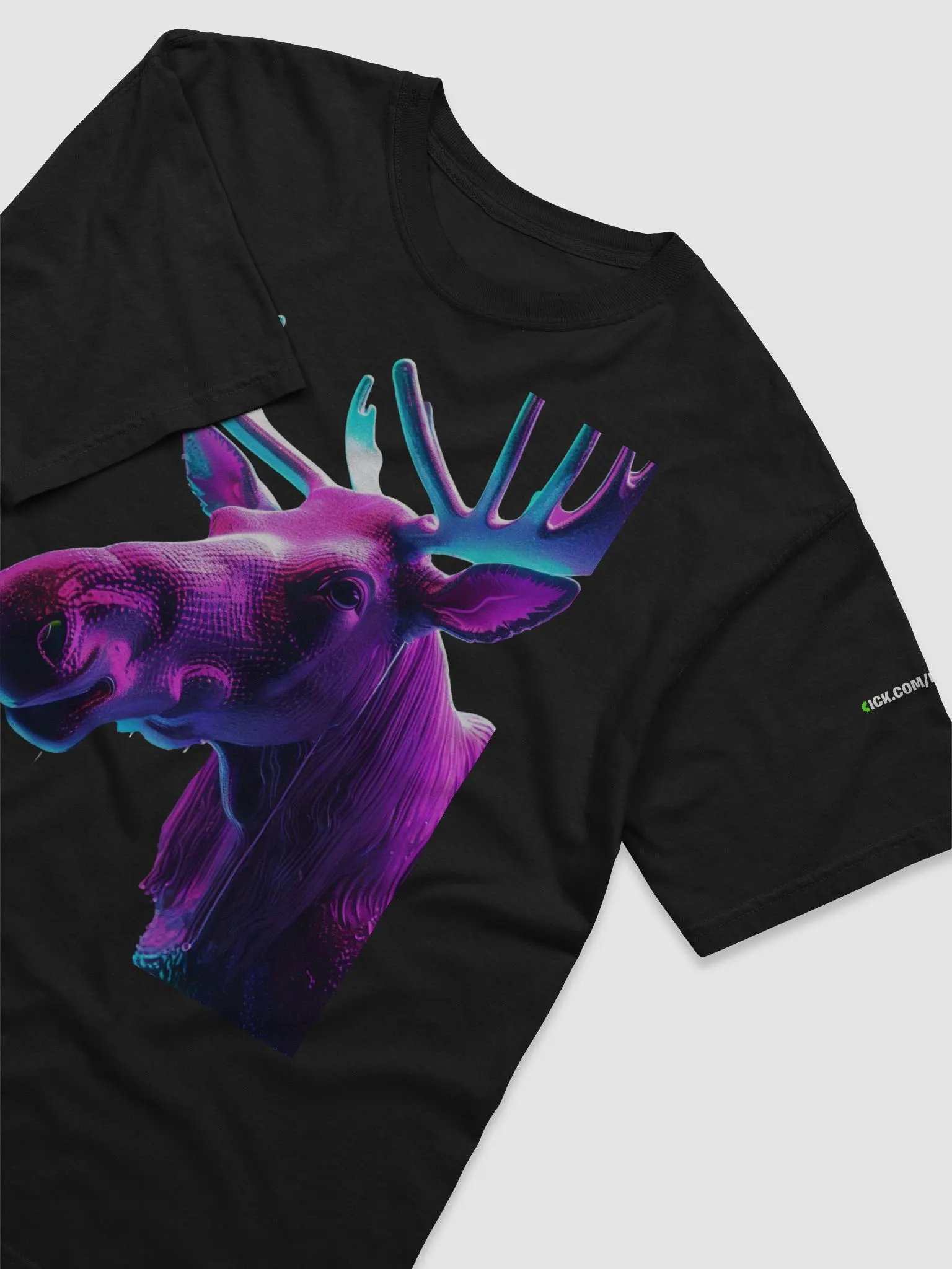 Cyberpunk Moose Cotton Tee product image (3)