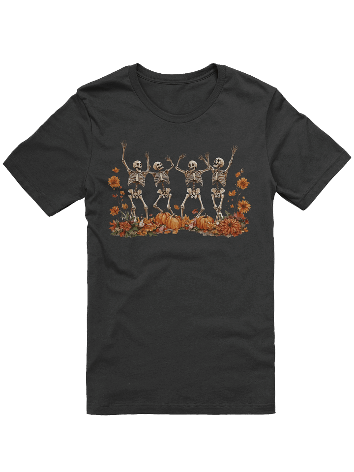 Fall Dancing Skeleton Short Sleeve Unisex T-Shirt Top product image (1)