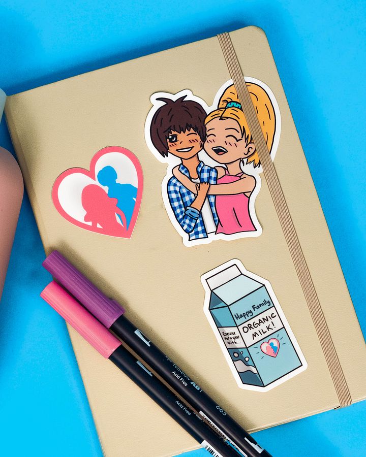 HappyFamilyShow Vinyl Sticker Pack product image (1)