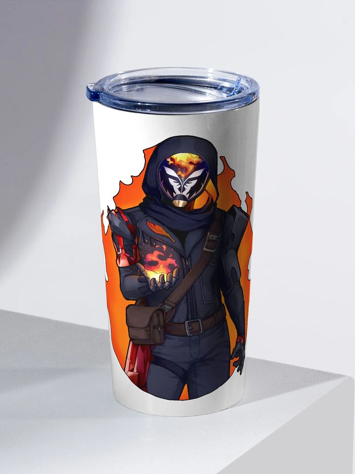 Full Body Art Piece 20z Stainless Steel Tumbler (White) product image (2)