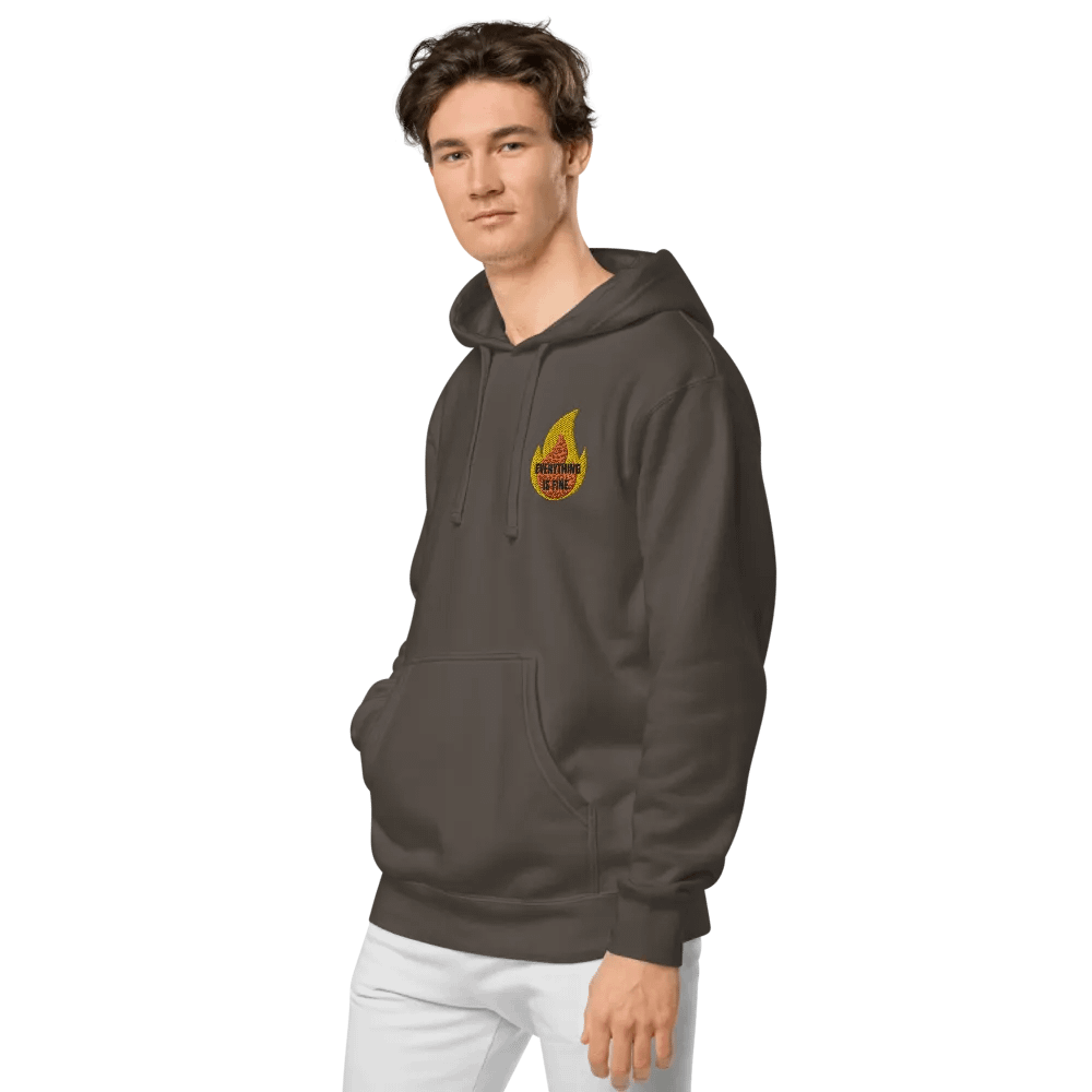 Everything is Fine Hoodie. product image (16)