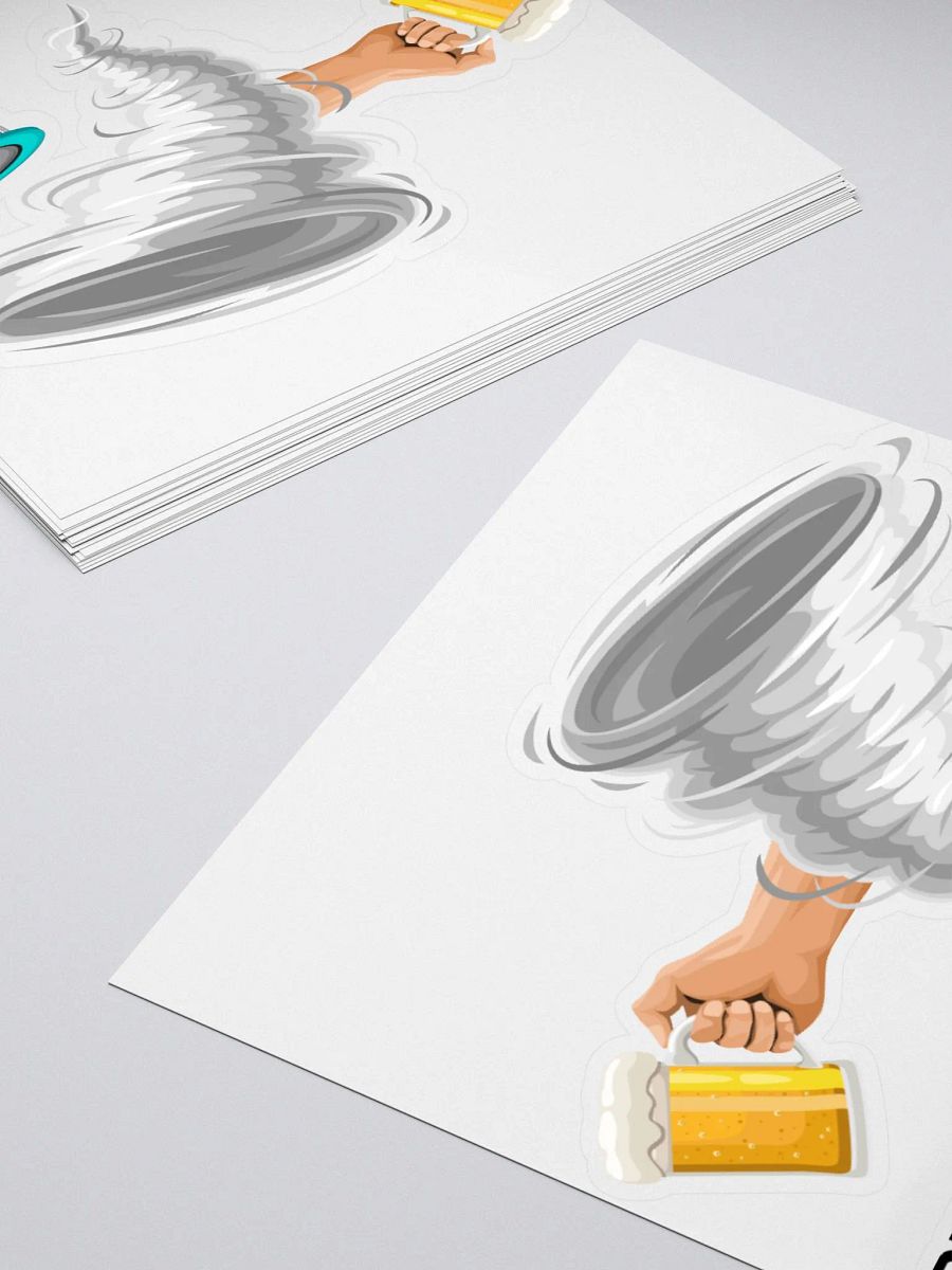 Drunk Tornado Sticker product image (4)