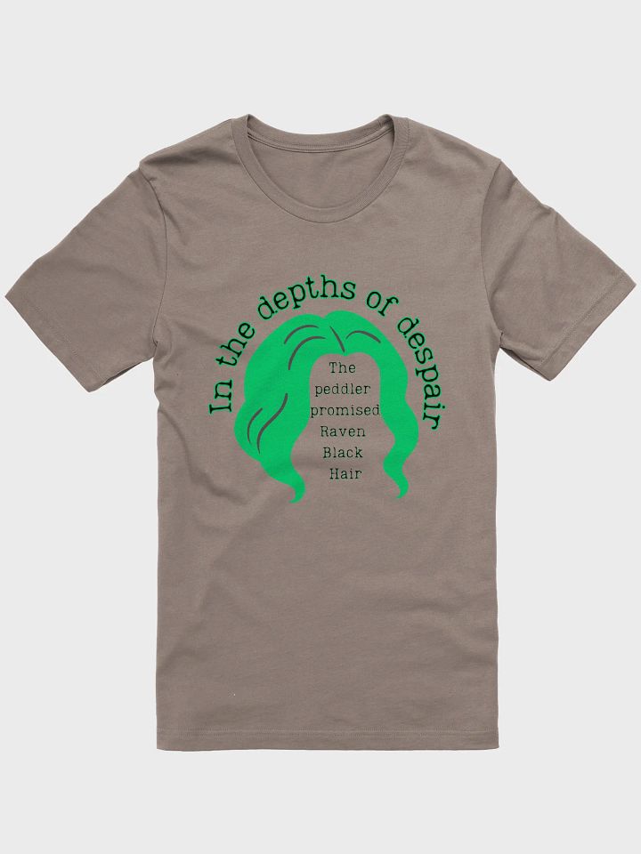 Raven Black Hair Stylized T-Shirt product image (4)