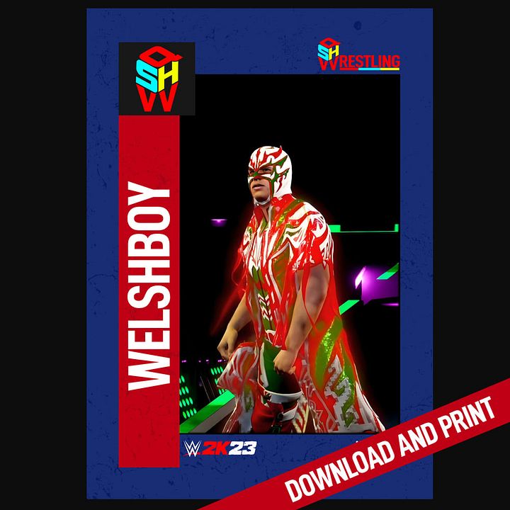 WELSHBOY QSHW COMMEMORATIVE TRADING CARD - WWE2K23 product image (1)