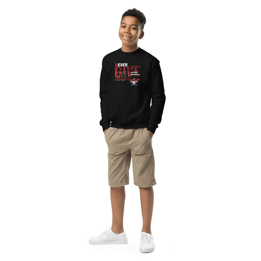 Austin Wranglers Kids Crew Sweater by Gildan 