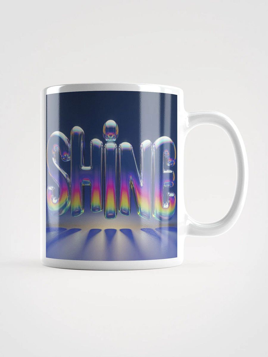 SHINE #Motivational Glossy Mug - White product image (2)