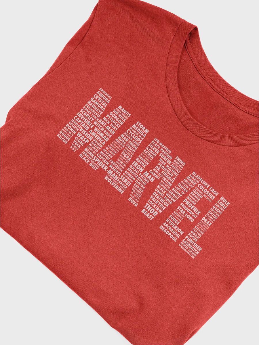 Marvel Names T-shirt product image (13)