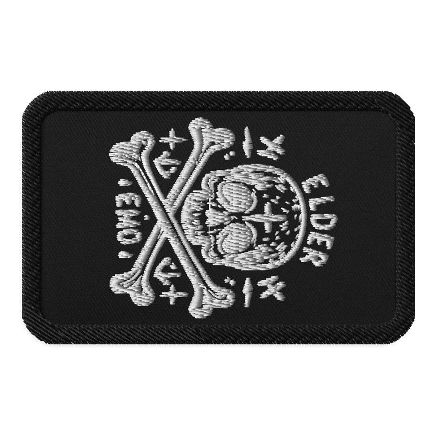 Elder Emo Skull And Crossbones Patch product image (1)