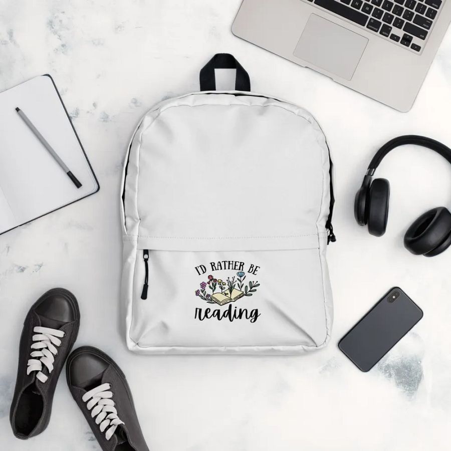 I'd Rather Be Reading Backpack product image (5)