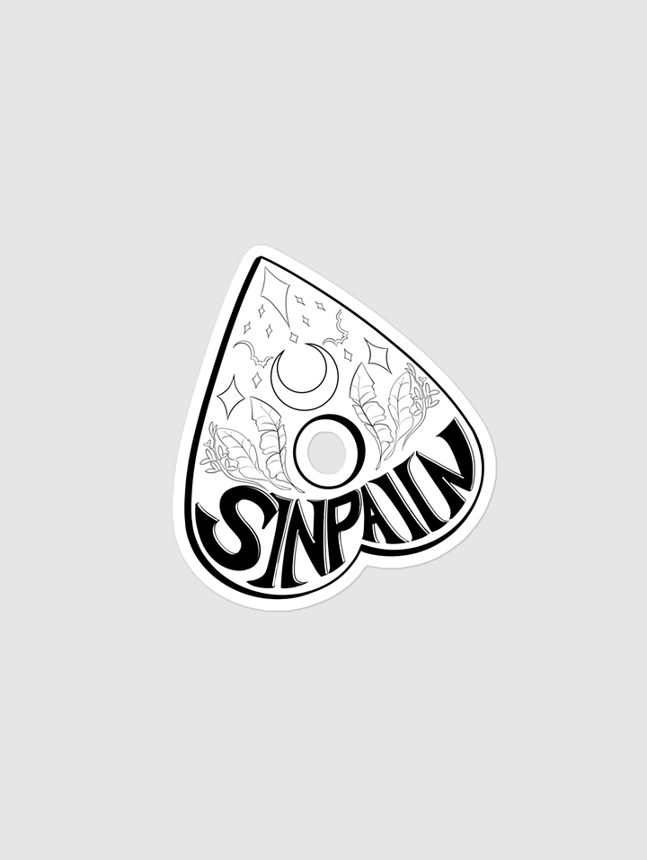 White and Black Sticker product image (1)