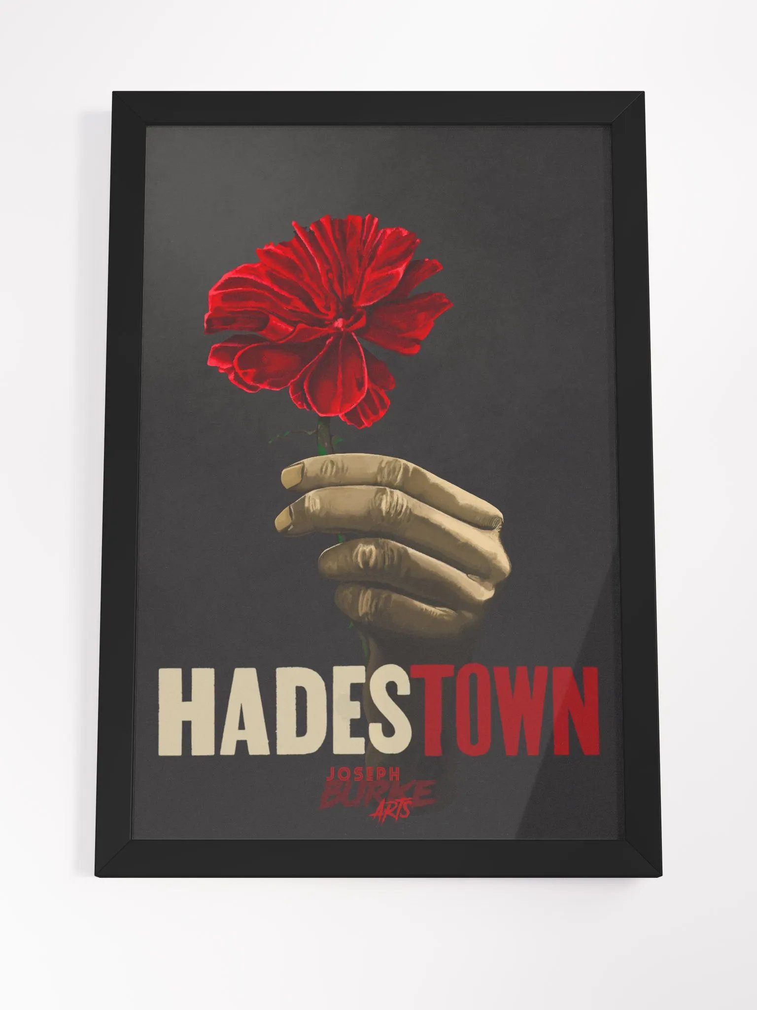 Wait For Me Red Carnation Framed Art product image (4)